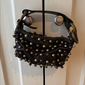 Chloé Studded Black Leather Bag